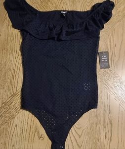 Express eyelet body suit XS